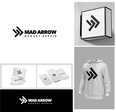 MAD ARROW Logo branding graphic design logo