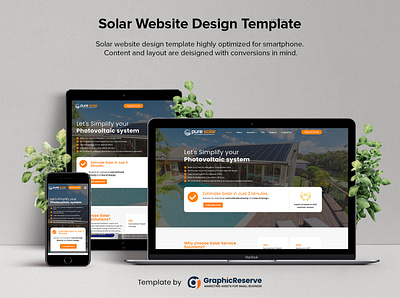 Solar Website Design Template [Download] solar solar energy web design solar power solar system website solar web design solar web design template solar website design solar website design idea solar website layout solar website template solar website ui solar website ux website template