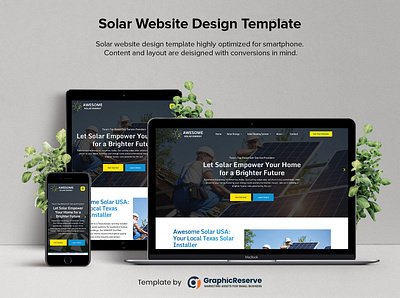 Solar Web Design Template [Downloadable] modern solar website design solar solar web design solar web design template solar website solar website design solar website design template solar website template solar website ui solar website ux