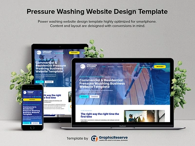 Exterior Cleaning Service Website Template exterior cleaning website power wash power washing website template pressure wash pressure wash website pressure wash website template pressure wash website ui pressure washing website pressure washing website design pressure washing website ux ui ux web design templates website websites