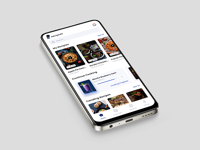 Food Recipe App UI ui