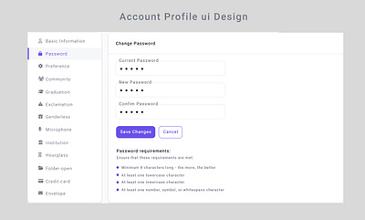 Account profile ui design Free download now aacount profile account design dashboard profile kaliraj profile settings settings ui vicky pond