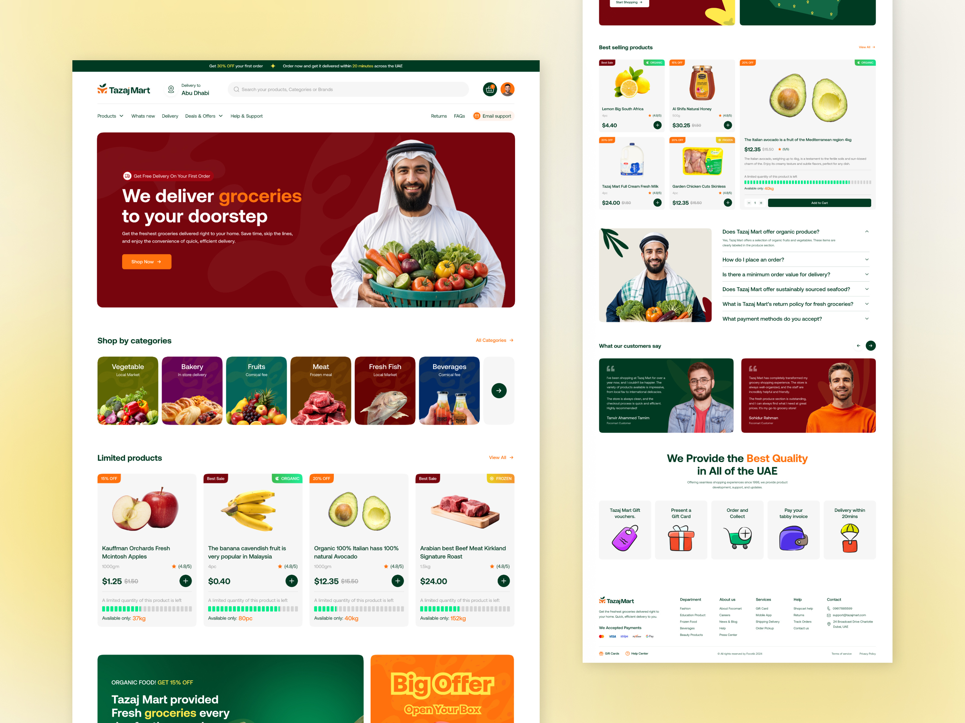 Example of Website UI UX Designer