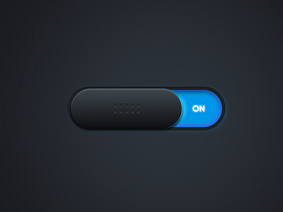 Toggle btn button clean click experiment gui idea interface light move psd shadow simple slide switch