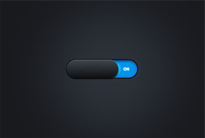 Toggle btn button clean click experiment gui idea interface light move psd shadow simple slide switch