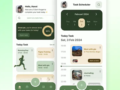 Task Sheduler UI Design design graphic design scheduler shedule task ui ux work