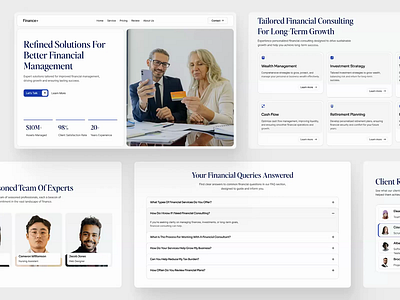 Finance+ - Financial Landing Page Animation animation b2b consulting figma finance finance landing page finance management finance management landing page finance solution financial financial landing page financialservices fintech funds jitter landing page landing page animation money platform popular