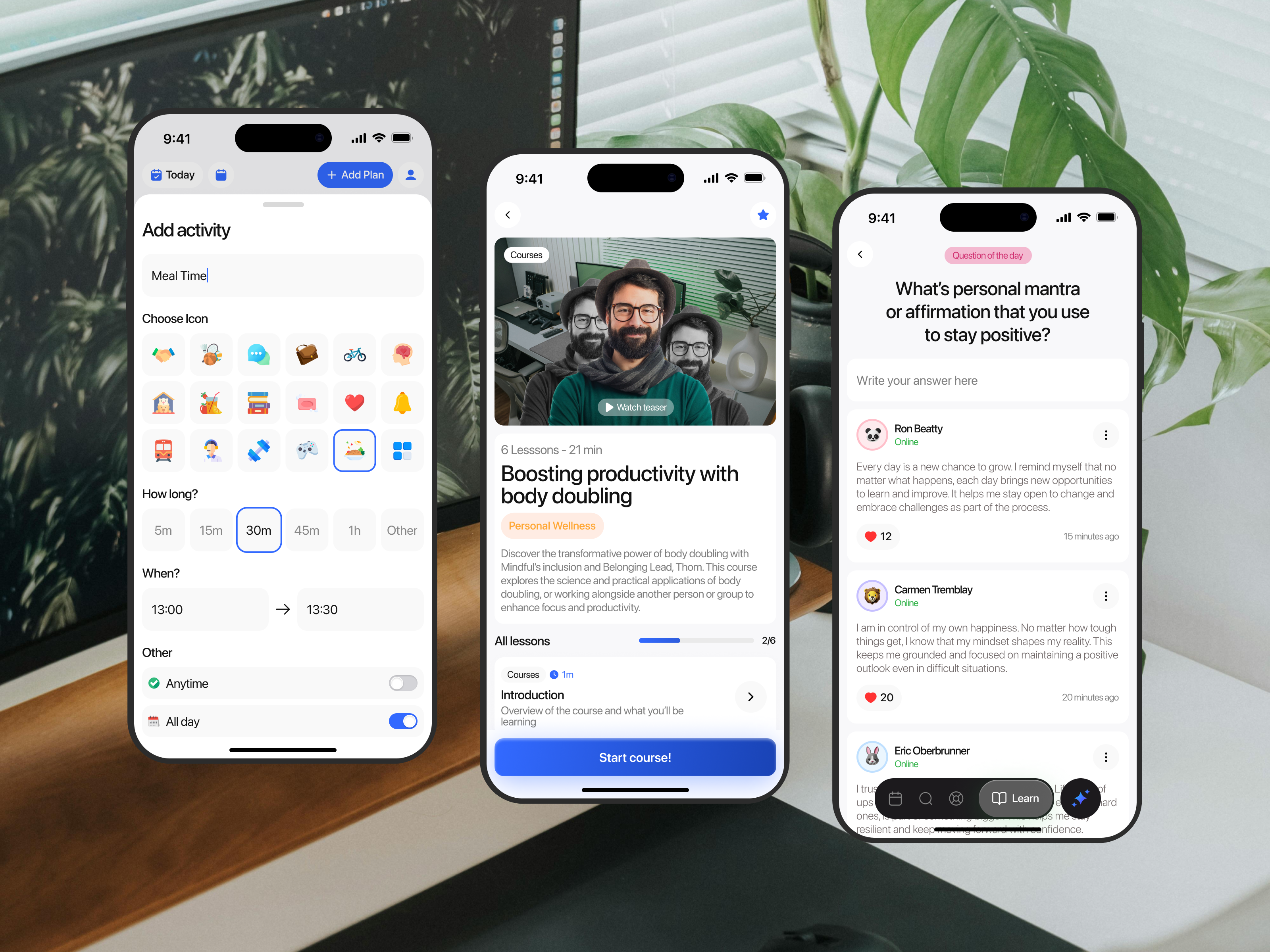 Example of Custom Mobile App Design Per Screen