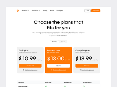 Pricing Page Exploration business code design graphic design innovation landingpage logo pricing psychology typography ui ux website