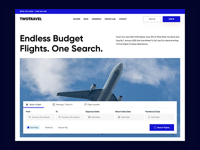 Flight Ticket Booking Website Design airways app design booking design flight ticket booking flights landing page schedule ticketing travel trip ui uiux ux web design website website design