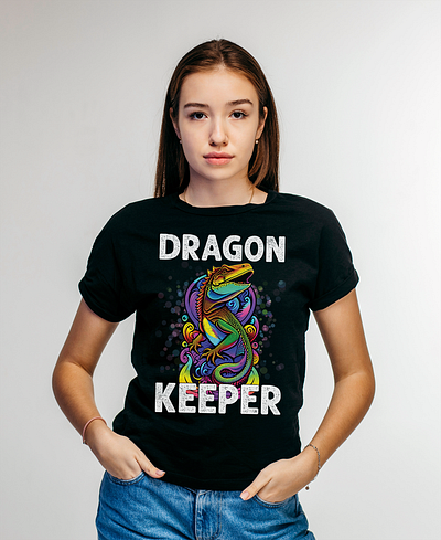 Bearded Dragon Lover T-shirt Design bearded dragon graphic design print design t shirt design