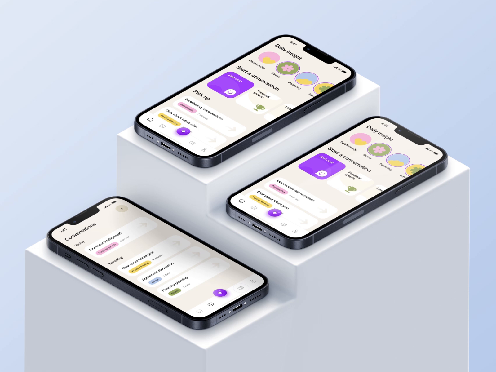 Example of Soul AI – Your Personal Health and Wellbeing Mobile App