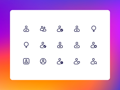 User-Centric Line Icons - Enhance Engagement app icons icon icon design icon library icon pack icon set iconography icons line icons user icon