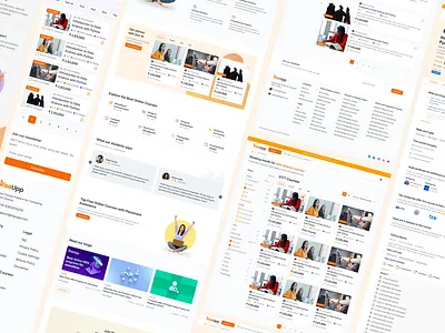 RiseUpp Redesign - eLearning Meta Aggregator Design edtech elearning ui ux web design