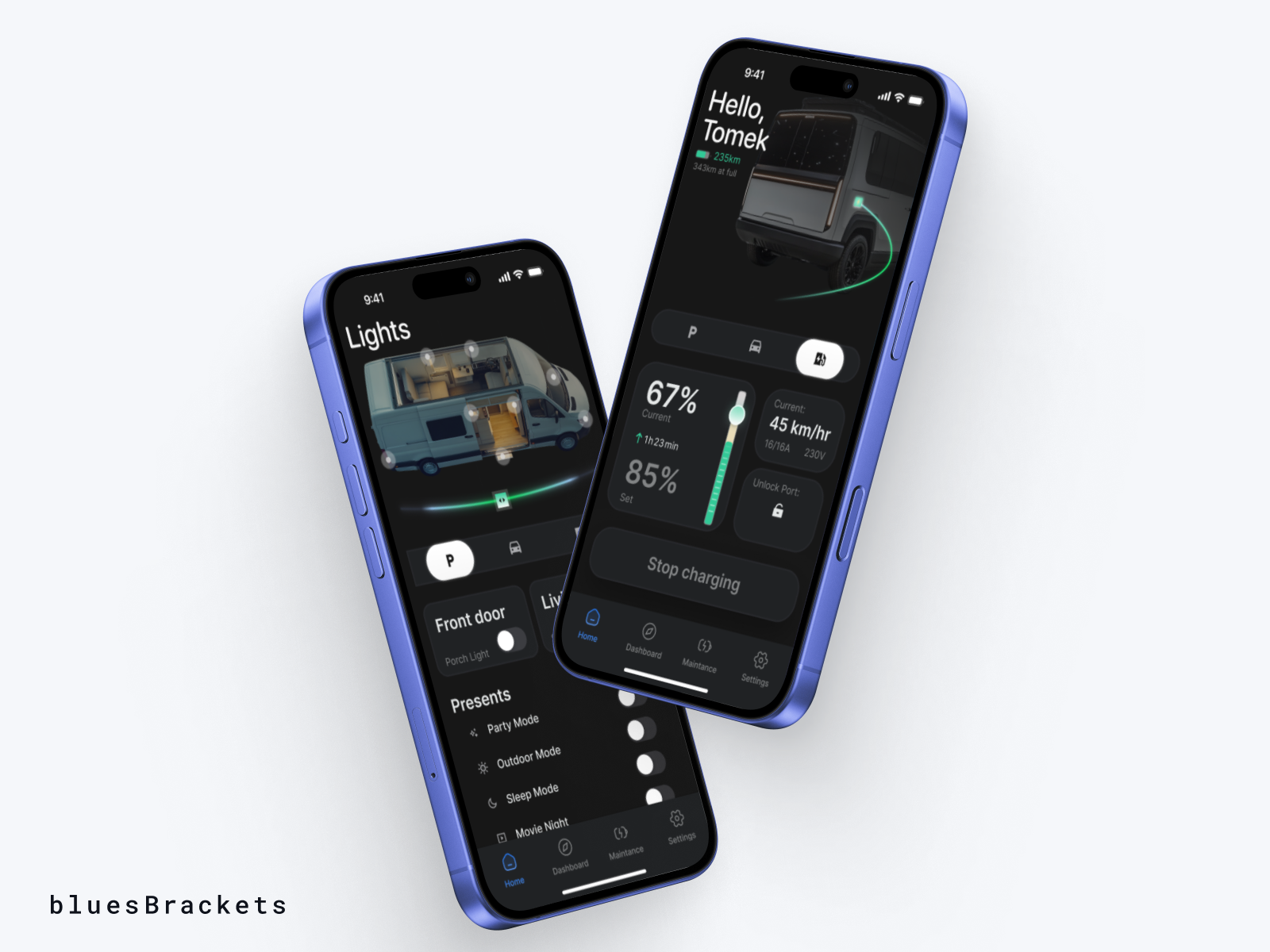 Centralized Camper IoT Monitoring App 🚐📲 appdesign camperapp campervanlife iotmonitoring mobileui smartcamping traveltech