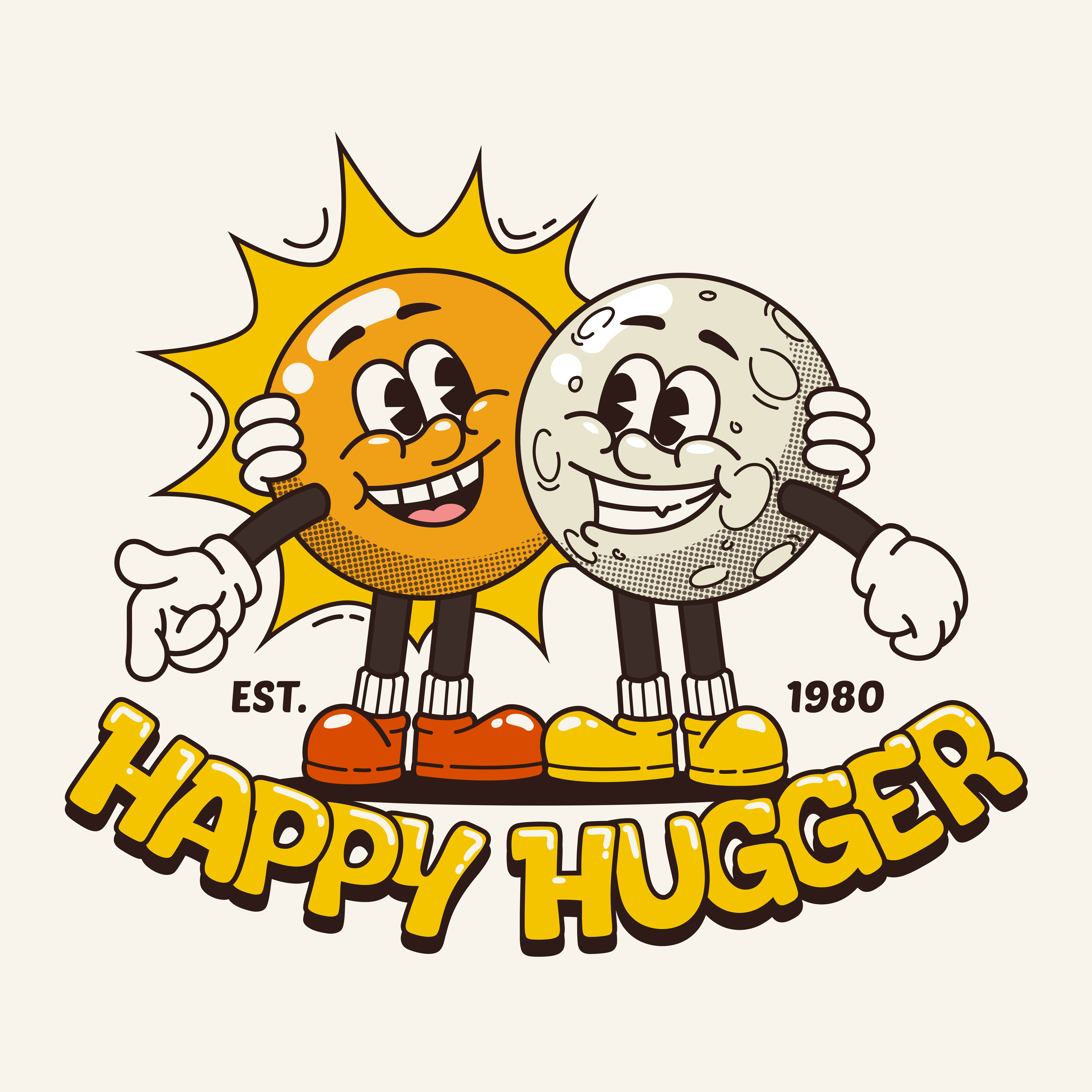 Example of Design Vintage Cartoon Mascot Logo