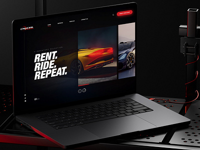 Website Design for Rent-A-Car Dubai 2025 app app design car design graphic design inspiration logo racing screen trend trending ui uiux ux web website website design