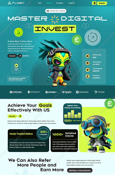 HYIP Template: Get a Unique Design for Your Platform! best hyip template buy hyip buy hyip template cryptocurrency design gc hyip template goldcoders goldcoders hyip template hyip hyip template hyip templates investment ui web design website template