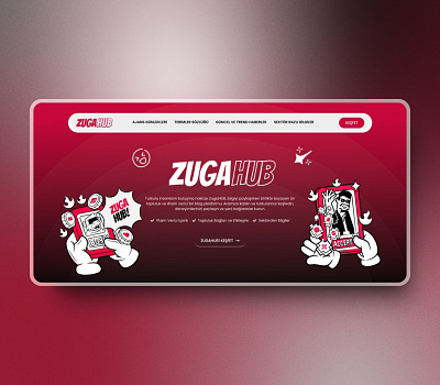 ZugaHUB - Hero Design hero ui ux web design