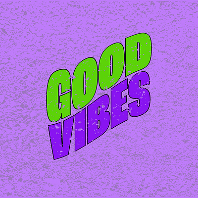 Good Vibes Giphy 2d 2d animation 2d typography design motion design motion designers motion graphics type animation type design