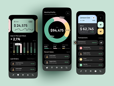 Fintech Mobile App app design banking crypto defi digital wallet figma design financial app fintech mobile app payment app payment gateway product design saas startup statistics wallet app