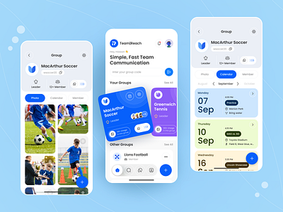 Sports Mobile App Design app app design game mobile mobile app mobile app design mobile design mobile ui sports sports app ui ui design ux