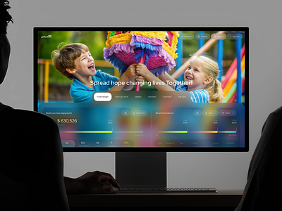 GoFundMe - Funding Web Dashboard ai app crm dashboard design fund funding interface investment platform product saas service ui ux web