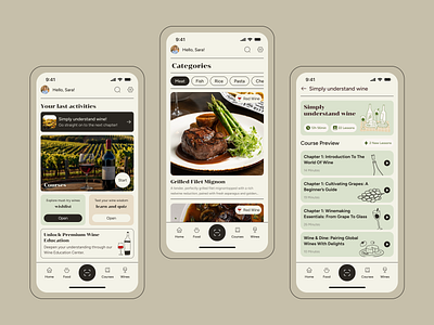 Wine Learn App — Wine Whiz app application design design homepage interface ios ios design iphone learning app mobile mobile app design mobile design inspiration mobile friendly ui uiux ux wine