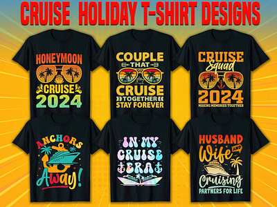 Family Cruise Vacation Shirt Bundle couple cruise cruise squad cruising cruising together family family trip honeymoon husband wife sea ship shirt summer t shirt tshirt tshirt design tutorial vacation vector