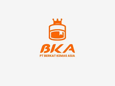 Animated Logo - Berkat Kemas Asia animated logo animation brand identity branding design illustration intro animation intro logo intro video json animation logo animation lottie file motion graphics motiongrafis motiongraphics orange orange logo animation simple animation svg animation ui