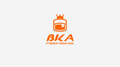 Animated Logo - Berkat Kemas Asia animated logo animation brand identity branding design illustration intro animation intro logo intro video json animation logo animation lottie file motion graphics motiongrafis motiongraphics orange orange logo animation simple animation svg animation ui