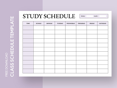 Study Schedule Free Google Docs Template class class schedule class schedule template docs free google docs templates free template free template google docs google google docs schedule schedule template study study schedule study schedule template template