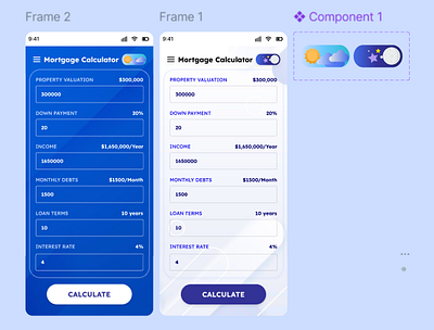 Daily UI Day 4 - Calculation Design design figma ui ui design user experience ux visual design