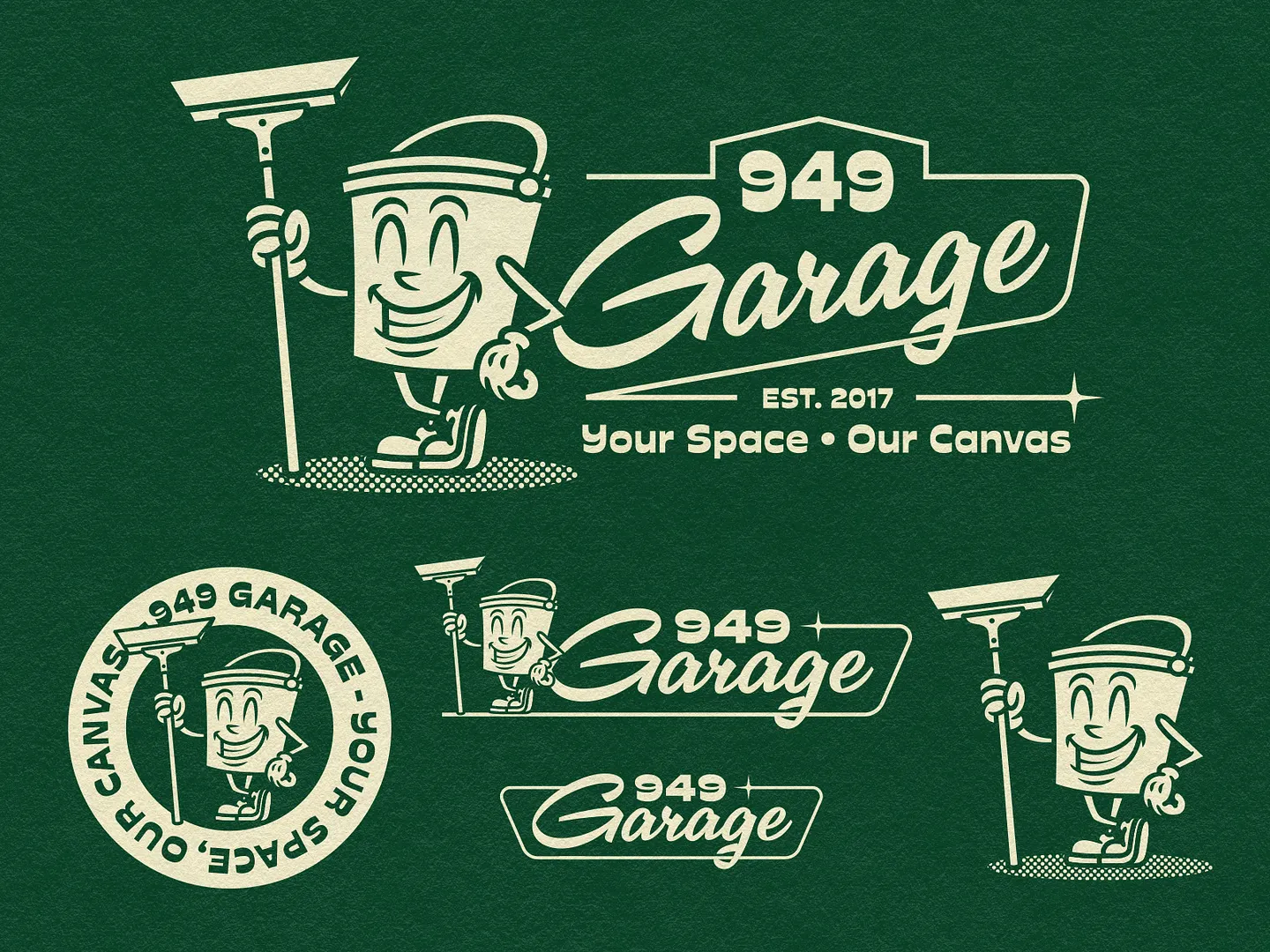 Vintage Website Logo Design for 949 Garage