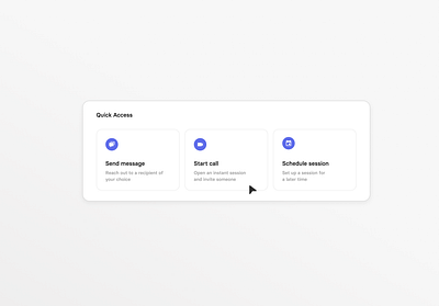 Daily Sketch 43 | Quick Access Menu animation branding challenge design figma graphic design illustration logo ui vector