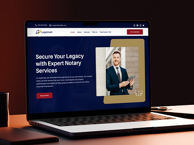 Professional notary services website design elementor landing page legal legalmark notarize notary notary services professional professional service professional website trending website ui trends uiux web design web designer web development wordpress