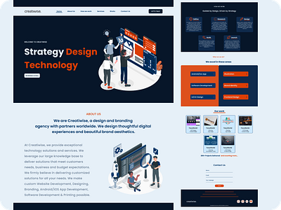 Landing Page design figma interface landing page product product design tech technology ui user interface ux website