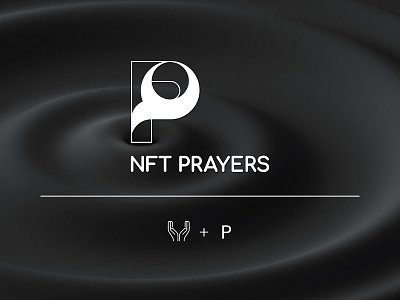 Logo Design for NFT Prayers graphic design icon design iconic logo letter mark lettermark logo logo design minimal modern nft nft design nft logo technology technology brand technology design