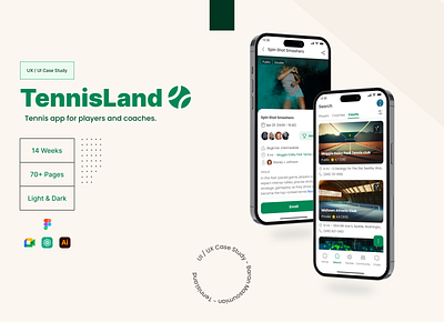 Tennisland App UX Ccase-study case study mobile design sport tennis tennis app uiux ux ux design ux designer