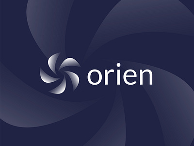 Orien Business Agency Media Logo Design 3d 3d logo agency animation branding business creative logo graphic design logo logo design media motion graphics ui unique logo ux