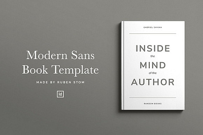 Modern Sans Book Template adobe book book template business ebook ebook template idml ind indd indesign index pages modern sans book template novel paragraph paragraph styles poetry self improvement styles template typography