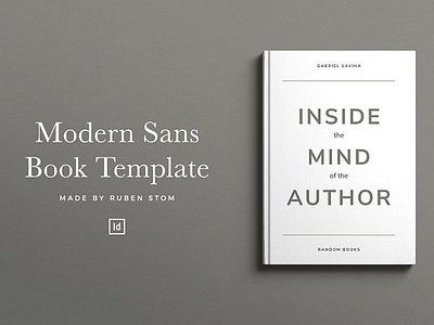 Modern Sans Book Template adobe book book template business ebook ebook template idml ind indd indesign index pages modern sans book template novel paragraph paragraph styles poetry self improvement styles template typography