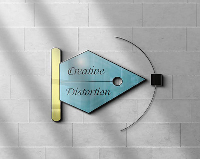 CREATIVE DISTORTION LOGO graphic design logo