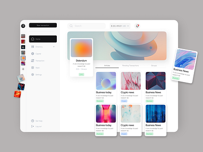 Crypto Wallet Platform | Web Application Interface Design appdesign articles blockchain blog company page crypto analytics crypto trading crypto wallet cryptocurrency dashboard design digital assets finance fintech startup investment payment portfolio tracking saas userexperience userinterface