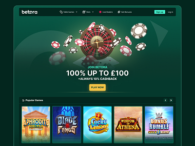 Web design - iGaming branding casino igaming ui