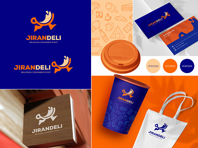 Jiran Deli Convenience Store branding cafe graphic design graphics logo shop store