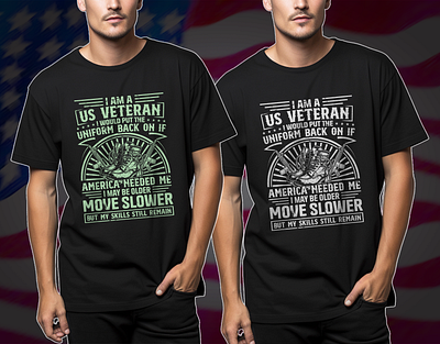 VETERAN T-SHIRT DESIGN americanveterans armystrong branding fashion graphic design heroicdesign illustration militaryapparel patrioticapparel patrioticshirts proudveteran supportourtroops tshirtdesigns usaapparel usmilitary veteranlife veteranmerch veteranpride veterantshirt vintagemilitary