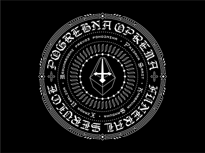 POGREBNA OPREMA KIBERGOTIK CYBERGOTHIC FUTURISTIC BADGE DESIGN androaki cyber logo cybergothic cyberpunk cyberpunk badge cyberpunk gothic logo cyberpunk graphic design cyberpunk logo funeral services futuristi badge futuristic futuristic hud futuristic logo gothic gothic logo hud hud design kibergotik pogrebna oprema sci fi logo