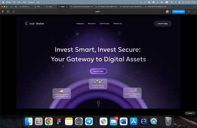 Crypto Wallet design animation animation crypto cryptocurrency cryptowallet dark darkui defi financial startup swap ui wallet web3