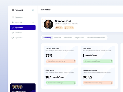 SaaS Pitch Statistic ai ai sales pitch design pitch saas saas design sales pitch statistic statistics transcription ui ui design ui ux ui ux design uiux uiux design ux ux design website website design